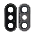 Back Camera Lens With Bracket & Bezel For iPhone XS / XS Max (Silver)