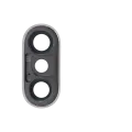 Back Camera Lens With Bracket & Bezel For iPhone XS / XS Max (Silver)