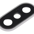 Back Camera Lens With Bracket & Bezel For iPhone XS / XS Max (Silver)