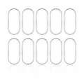 Back Camera Bezel Ring Only For iPhone XS / XS Max (Silver) (10 Pack)