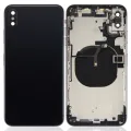 Back Housing With Small Components Pre-Installed For iPhone XS Max (No Logo) (Aftermarket Plus) (Space Gray)
