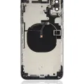 Back Housing With Small Components Pre-Installed For iPhone XS Max (No Logo) (Aftermarket Plus) (Space Gray)