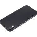 Back Housing With Small Components Pre-Installed For iPhone XS Max (No Logo) (Aftermarket Plus) (Space Gray)
