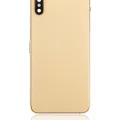 Back Housing With Small Components Pre-Installed For iPhone XS Max (No Logo) (Aftermarket Plus) (Gold)