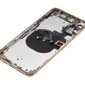 Back Housing With Small Components Pre-Installed For iPhone XS Max (No Logo) (Aftermarket Plus) (Gold)