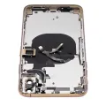 Back Housing With Small Components Pre-Installed For iPhone XS Max (No Logo) (Aftermarket Plus) (Gold)