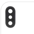 Back Camera Lens With Bracket & Bezel For iPhone X (Real Sapphire) (Premium) (Space Gray)