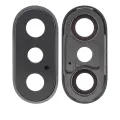 Back Camera Lens With Bracket & Bezel For iPhone X (Real Sapphire) (Premium) (Space Gray)