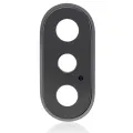 Back Camera Lens With Bracket & Bezel For iPhone X (Real Sapphire) (Premium) (Space Gray)