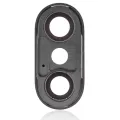 Back Camera Lens With Bracket & Bezel For iPhone X (Real Sapphire) (Premium) (Space Gray)