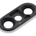 Back Camera Lens With Bracket & Bezel For iPhone XS / XS Max (Real Sapphire) (Premium) (Silver)