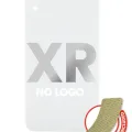 Back Glass With 3M Adhesive For iPhone XR (No Logo / Large Camera Hole) (White)