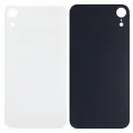 Back Glass With 3M Adhesive For iPhone XR (No Logo / Large Camera Hole) (White)
