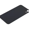 Back Glass With 3M Adhesive For iPhone XR (No Logo / Large Camera Hole) (White)