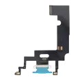 Charging Port Flex Cable For iPhone XR (Premium) (Blue)