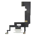 Charging Port Flex Cable For iPhone XR (Premium) (White)