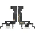 Charging Port Flex Cable For iPhone XR (Premium) (White)