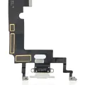 Charging Port Flex Cable For iPhone XR (Premium) (White)