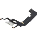 Charging Port Flex Cable For iPhone XR (Premium) (White)
