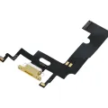 Charging Port Flex Cable For iPhone XR (Premium) (Yellow)