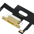 Charging Port Flex Cable For iPhone XR (Premium) (Yellow)