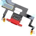 Charging Port Flex Cable For iPhone XR (Premium) (Red)
