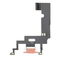 Charging Port Flex Cable For iPhone XR (Premium) (Coral)