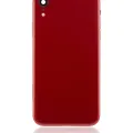 Back Housing With Small Components Pre-Installed For iPhone XR (No Logo) (Aftermarket Plus) (Red)
