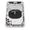 Back Housing W/ Small Components Pre-Installed For iPhone XR (No Logo) (Aftermarket Plus) (White)