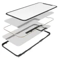 Glass With Digitizer Flex (No OCA) & Frame Pre-Installed For iPhone XR (Premium Quality / 4 in 1) (2 Pack)