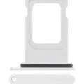 Single Sim Card Tray For iPhone XR (White)