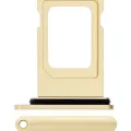 Single Sim Card Tray For iPhone XR (Yellow)