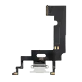Charging Port Flex Cable For iPhone XR (Aftermarket) (White)