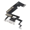 Charging Port Flex Cable For iPhone XR (Aftermarket) (White)