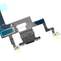Charging Port Flex Cable For iPhone XR (Aftermarket) (Black)