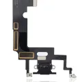 Charging Port Flex Cable For iPhone XR (Aftermarket) (Black)