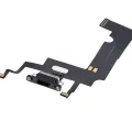 Charging Port Flex Cable For iPhone XR (Aftermarket) (Black)
