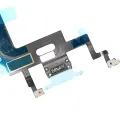 Charging Port Flex Cable For iPhone XR (Aftermarket) (Blue)