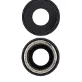Back Camera Lens With Bracket & Bezel For iPhone XR (Real Sapphire) (Premium) (Black) (10 Pack)