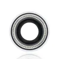 Back Camera Lens With Bracket & Bezel For iPhone XR (Real Sapphire) (Premium) (White) (10 Pack)