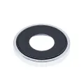 Back Camera Lens With Bracket & Bezel For iPhone XR (Real Sapphire) (Premium) (White) (10 Pack)