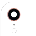 Back Camera Lens With Bracket & Bezel For iPhone XR (Real Sapphire) (Premium) (Coral) (10 Pack)