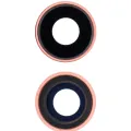 Back Camera Lens With Bracket & Bezel For iPhone XR (Real Sapphire) (Premium) (Coral) (10 Pack)