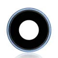 Back Camera Lens With Bracket & Bezel For iPhone XR (Real Sapphire) (Premium) (Blue) (10 Pack)