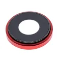 Back Camera Lens With Bracket & Bezel For iPhone XR (Real Sapphire) (Premium) (Red) (10 Pack)