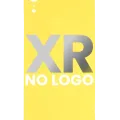 Back Cover Glass For iPhone XR (No Logo) (Yellow)