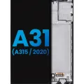 LCD Assembly With Frame (Without Finger Print Sensor) For Samsung Galaxy A31 (A315 / 2020) (Aftermarket: Incell) (All Colors)