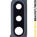 Back Camera Lens With Bracket / Bezel For Samsung Galaxy A30s (A307 / 2019) (Prism Crush Black)