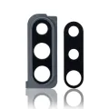 Back Camera Lens With Bracket / Bezel For Samsung Galaxy A30s (A307 / 2019) (Prism Crush Black)