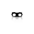 Loudspeaker / Mic Mesh For iPhone XS Max (Black) (10 Pack)